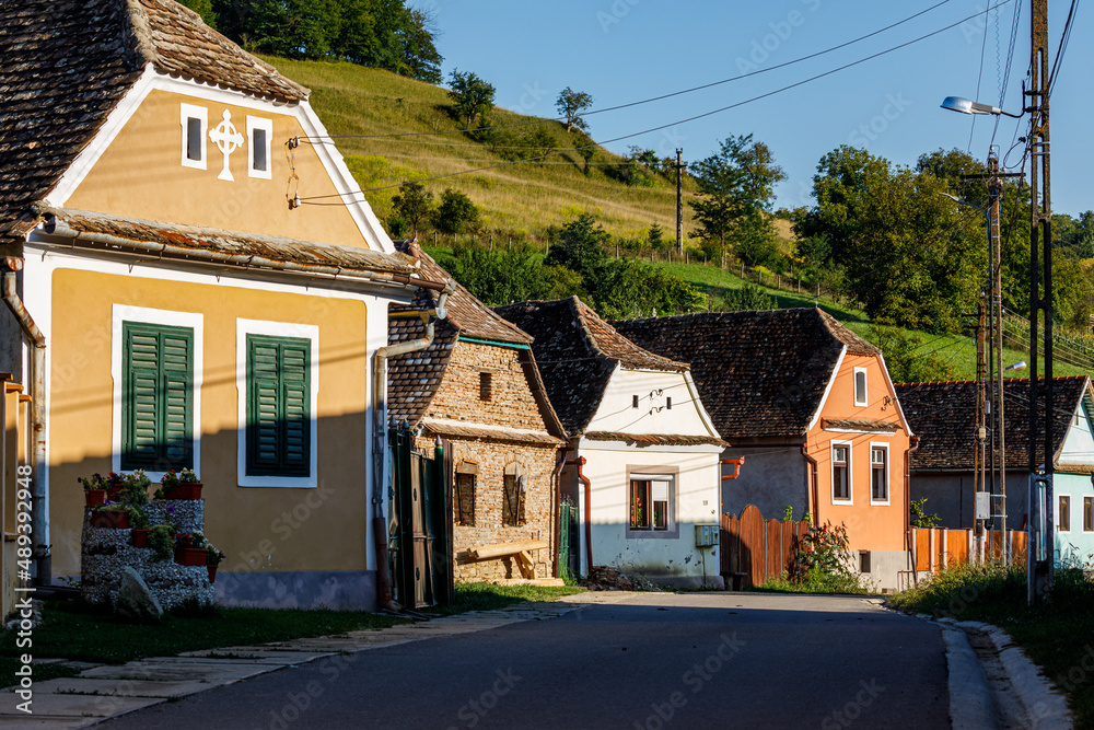The old saxon village of Biertan in Romania