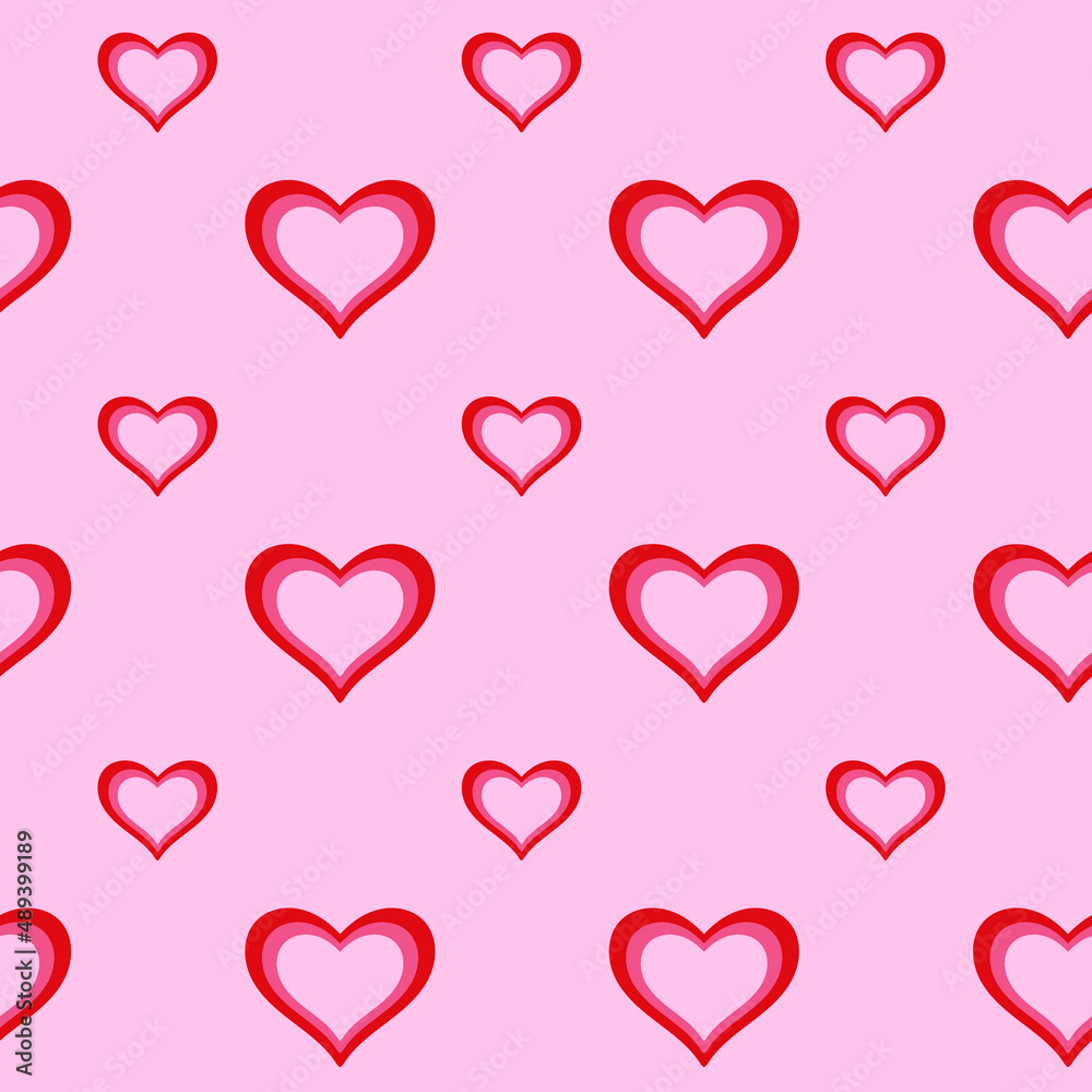 heart love seamless pattern free vector heart love seamless pattern free vector