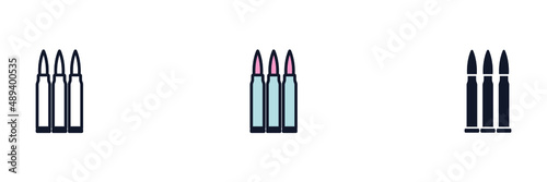 Bullets icon symbol template for graphic and web design collection logo vector illustration