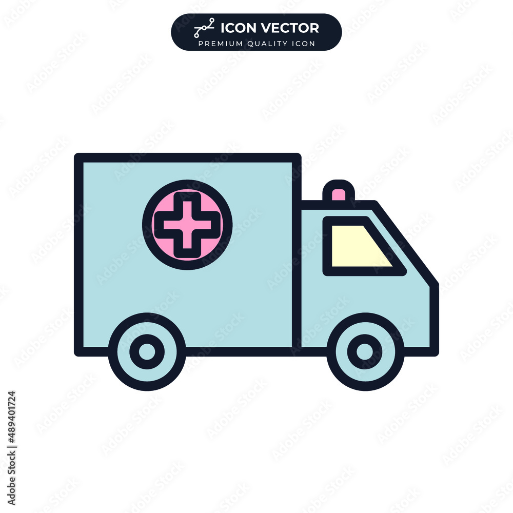 ambulance icon symbol template for graphic and web design collection logo vector illustration ambulance icon symbol template for graphic and web design collection logo vector illustration