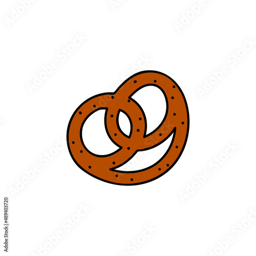 Doodle bavarian pretzel.