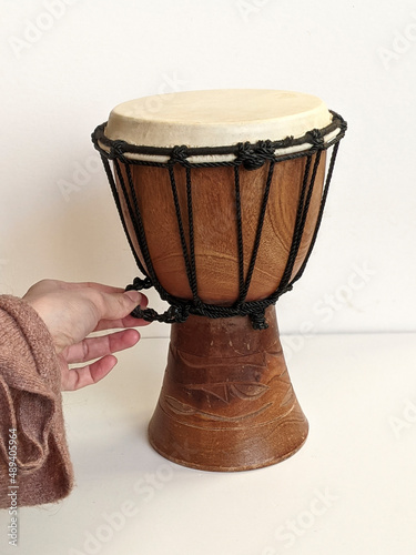 Product Photography of Handmade Bongo Drum Handmade Afro-Cuban Percussion Instrument