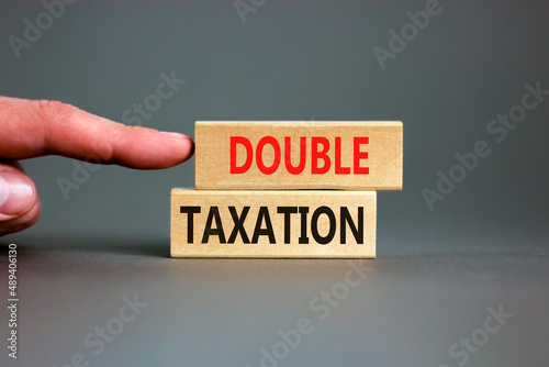 Фотография Double taxation symbol