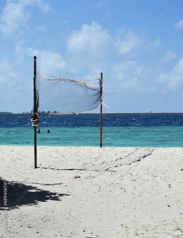 beach volleyball net