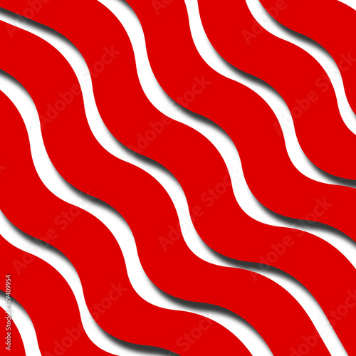 Obraz na płótnie Red and white striped abstract background w salonie