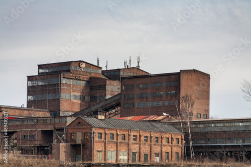 Landscape of industry: mine factories smelters railway 