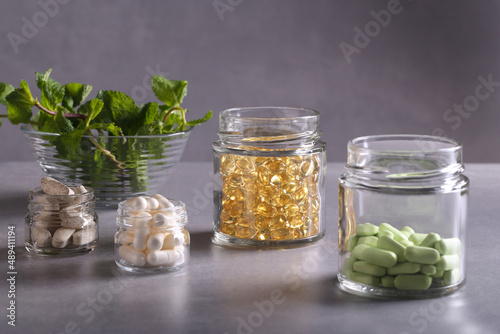 vitamins are different in glass jars