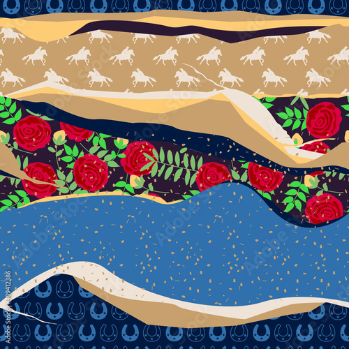 background with waves
