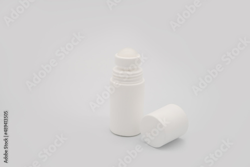 white isolated roll-on for healthy arms