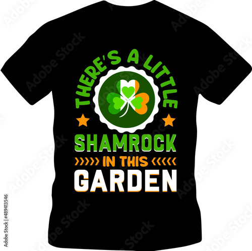 St. Patrick’s Day t-shirt design and print ready template photo