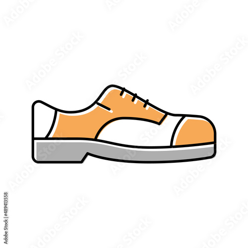 shoe model color icon vector color illustration