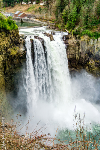 Roaring Misty Snoqualmie Falls 3