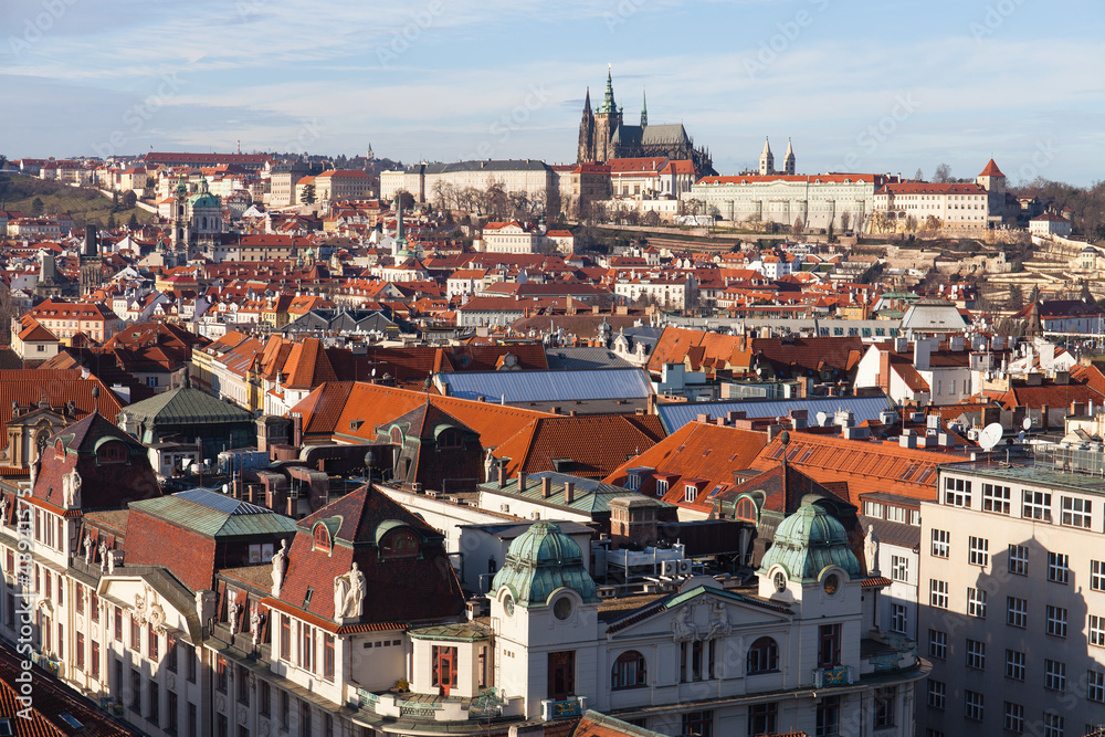 Obraz premium city old town square