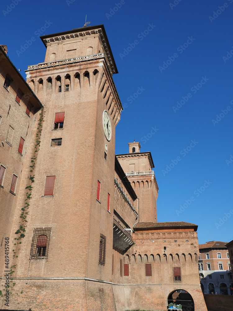 Ferrara, Italy. The castle.