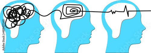 brain storming negative thoughts positive focus determination to the point calm
