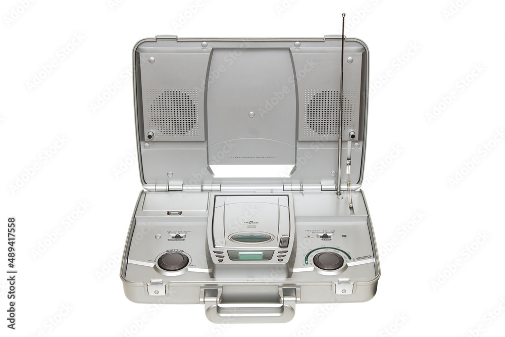 Radio receiver with built-in CD player Radio receiver with built-in CD player