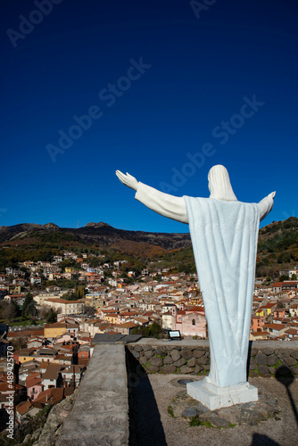 Statua del Cristo di Santu Lussurgiu, provincia di Oristano, Sardegna photo