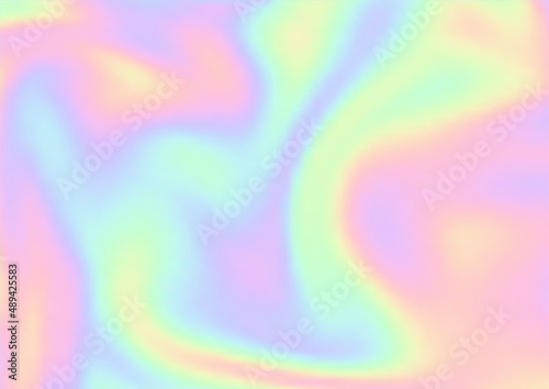 Pastel hologram styled gradient blur background
