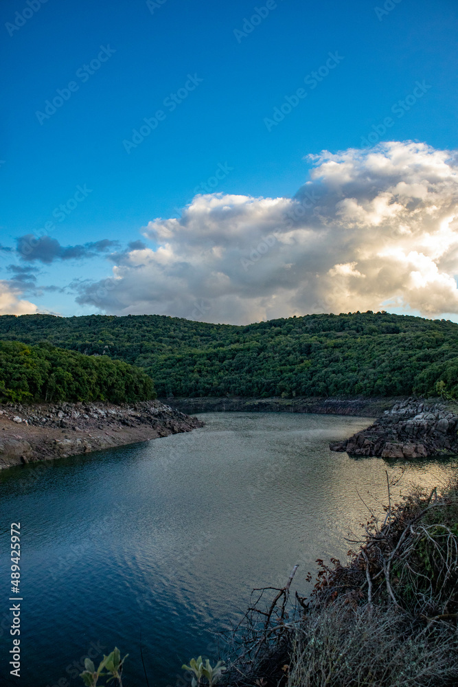 Lago Omodeo, territorio di Ardauli, provincia di Oristano, Sardegna