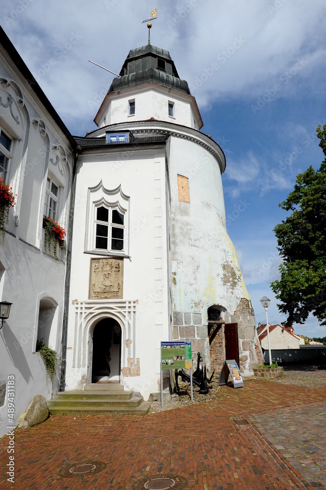 Ueckermünde, Schloss mit Schlossturm