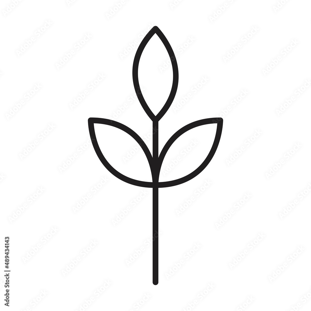 Plant icon vector glyph symbol for nature, ecology and environment in a flat color glyph illustration Plant icon vector glyph symbol for nature, ecology and environment in a flat color glyph illustration