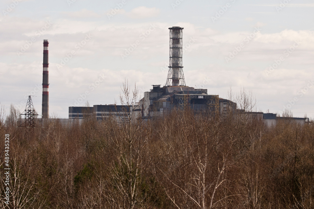 Elektrownia atomowa w Czarnobylu - obrazy, fototapety, plakaty 