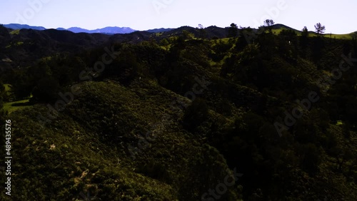 A collection of drone shots revealing incredible natural California landscapes, featuring vast lush views of green rolling hills, oak trees, and beautiful ranch land.