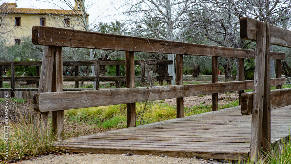 Puente en Jardín