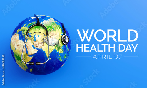 World Health day is observed every year on April 7, to raise awareness about the overall health and well-being of people across the globe. 3D Rendering
