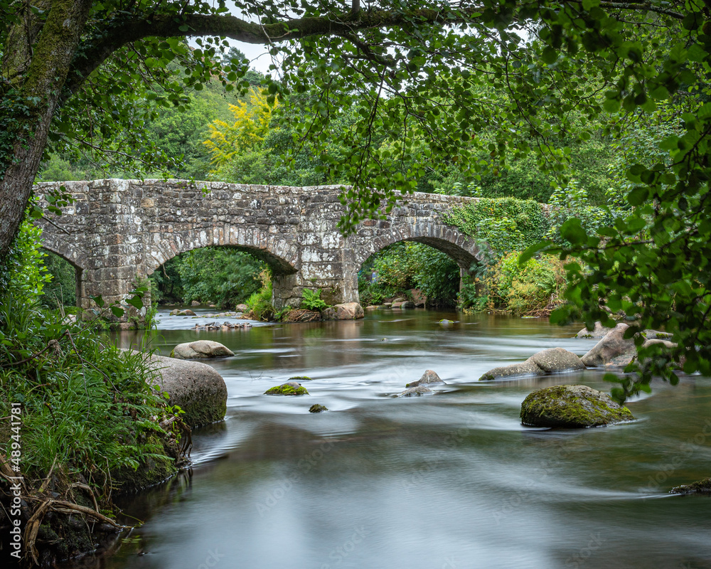 Bridge over Dartmoor river