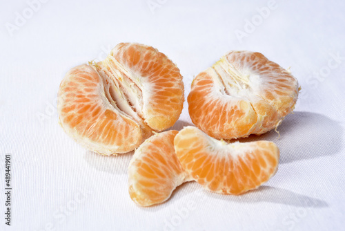 tangerine tasty natural citrus food isolated on white background