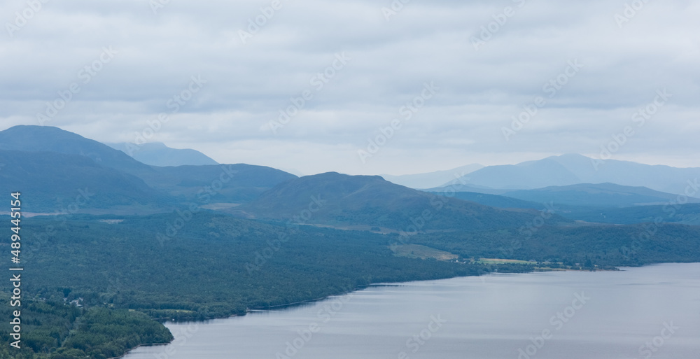 Glen Lyon and the Grampian Mountains over Loch Rannoch