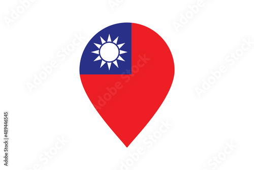 Free Download Taiwan flag, Republic of China national emblem. Taiwanese nation symbol. - GFXLoad