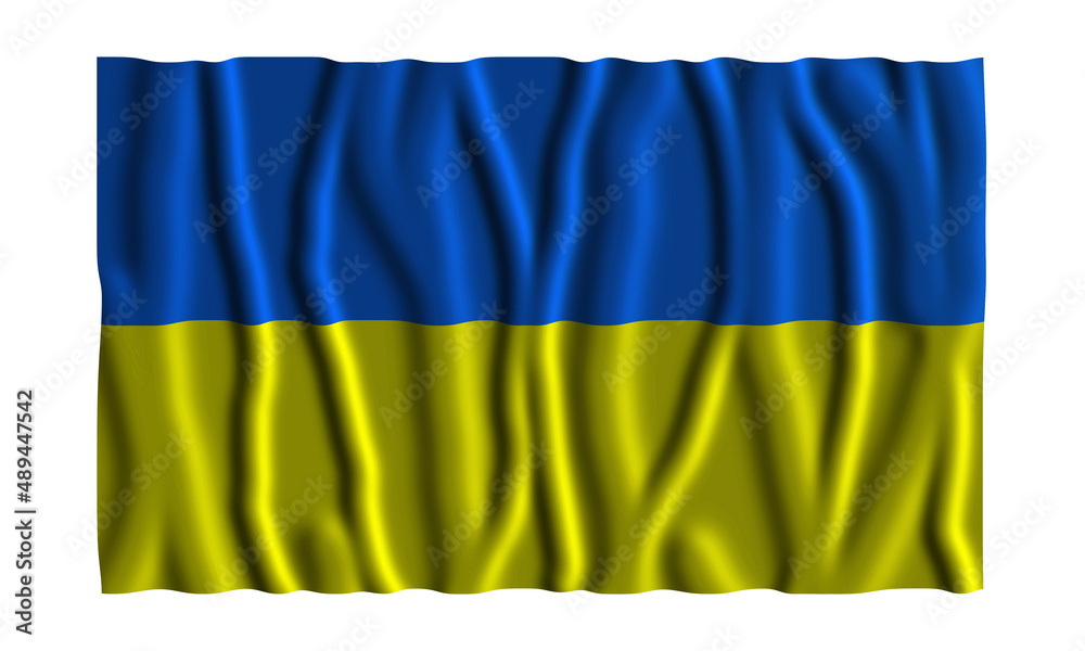 Russia waving flag illustration. Countries of Europe. Perfect for background and texture usage