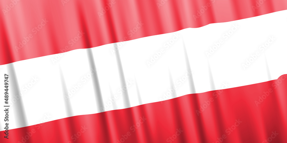 Wavy vector flag of Austria Wavy vector flag of Austria