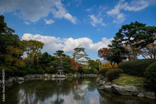 大阪城公園の日本庭園