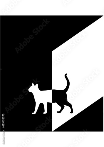 silhouette of a cat