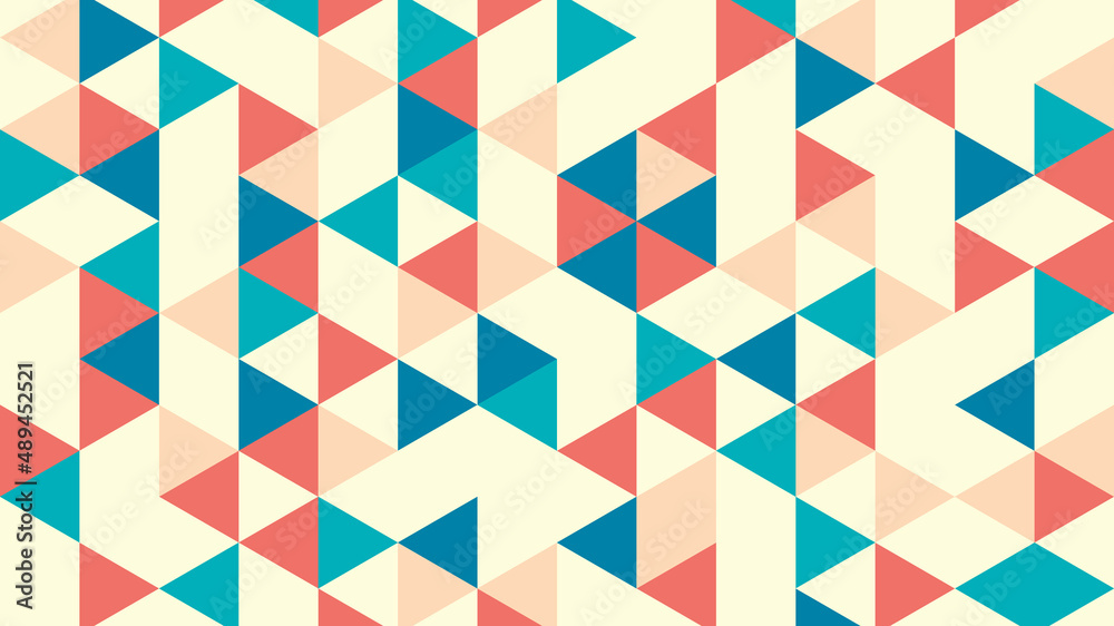 Modern Abstract Background with Retro Lowpoly Elements and Pastel Colorful Modern Abstract Background with Retro Lowpoly Elements and Pastel Colorful
