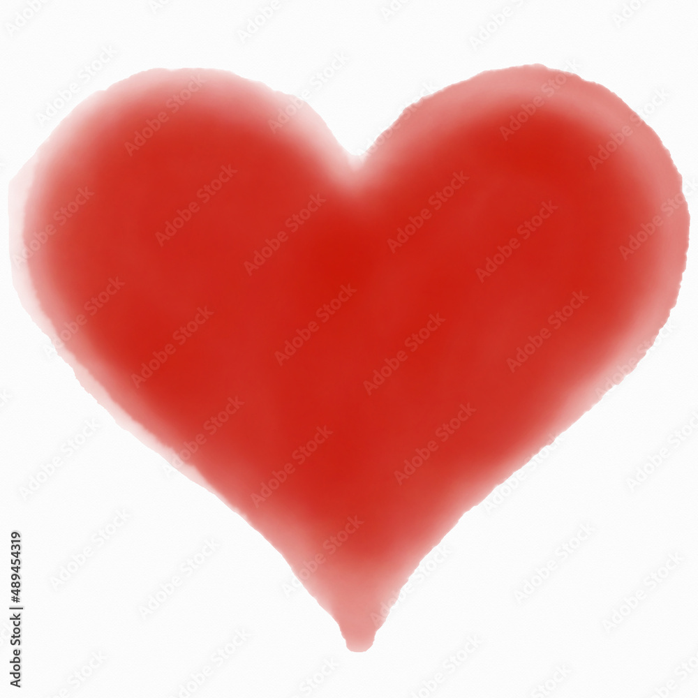 Aquarell Herz/Watercolor heart
