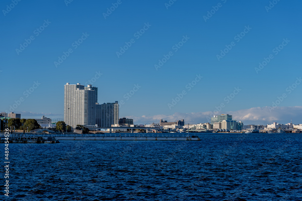 神奈川県横浜市西区みなとみらいの都市景観