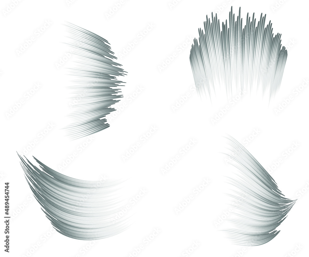 Obraz premium Striped Background. Wave line texture