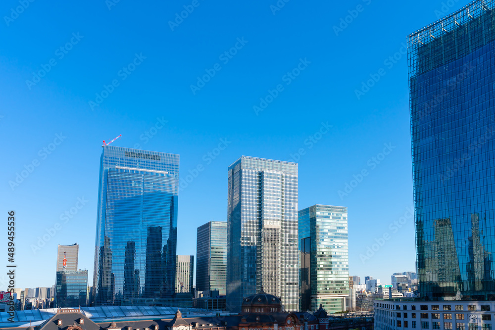 Fototapeta premium 東京風景 丸の内 八重洲 2022