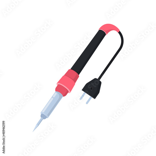 Soldering tool with plastic and staker. Electronic repair equipment