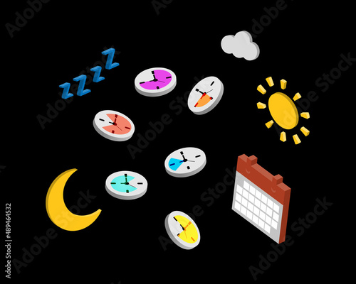 social jetlag is the discrepancy in a sleep pattern between the weekday and the weekend