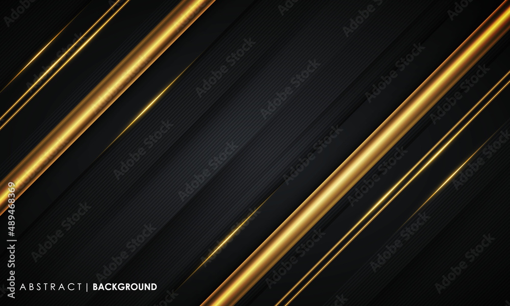 Modern abstract background black with golden color luxury Modern abstract background black with golden color luxury