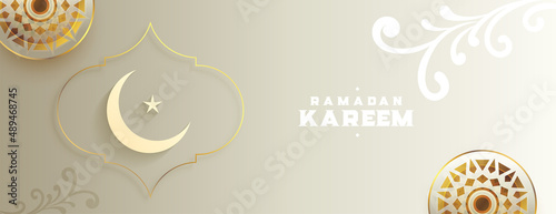 ramadan kareem wishes blessings in islamic style design