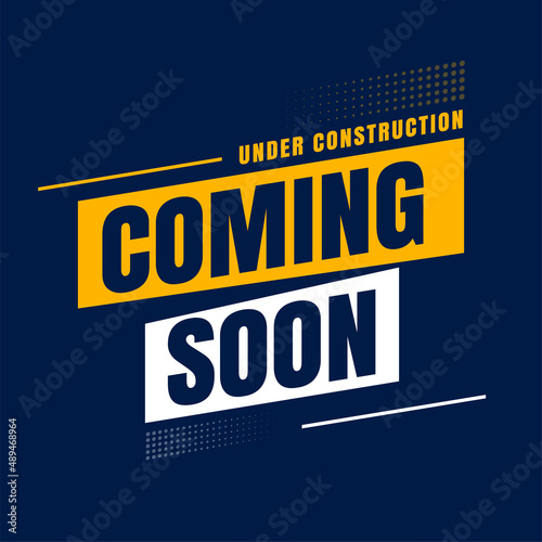 flat coming soon under construction background
