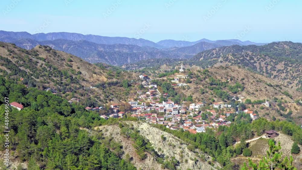 Troodos mountains, Cyprus, beautiful views of Cyprus, Mediterranean Sea, aerial view Troodos mountains, Cyprus, beautiful views of Cyprus, Mediterranean Sea, aerial view