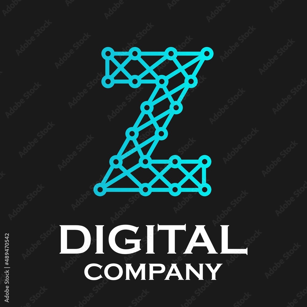Letter z technology logo template illustration Letter z technology logo template illustration