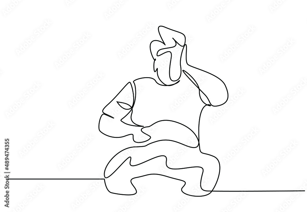 Overweight Obese Person Holding His Belly And Worrying Stock Vector overweight-obese-person-holding-his-belly-and-worrying-stock-vector